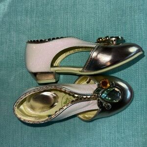 Disney Princess Tiana Girls Toddler Dress Up Heel Shoes Size 9/10, Brand New